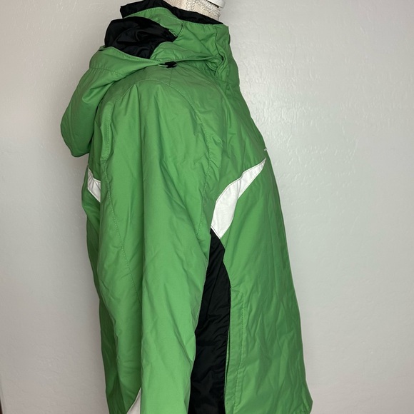 Columbia Sportswear Company Coat Womens Jacket Green Fleece Lined Full Zip - Picture 6 of 13